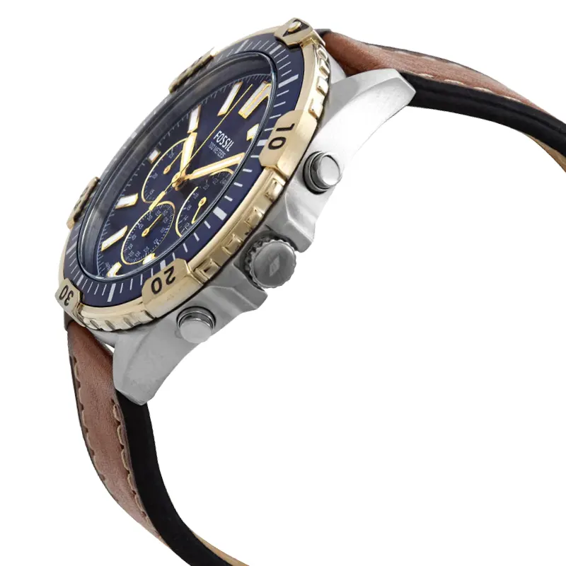 Fossil Garret Choronograph Quartz Blue Dial Men's Watch- FS5625